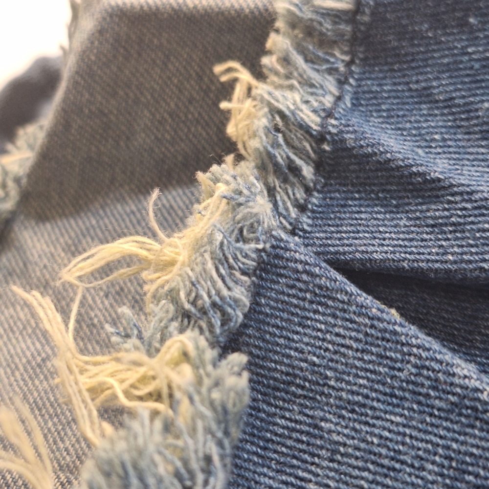 Denim Ruffle Kids Jacket - Picture 7 of 7